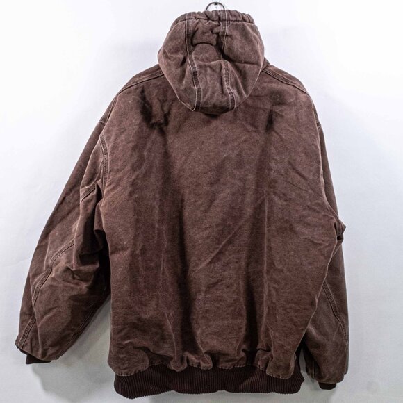 Carhartt J130 Hooded Work Jacket 4XLT Grunge Streetwear Skate Workwear Distress - Picture 2 of 7